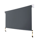 Instahut 2.7X2.5M Outdoor Blinds Awning Roll Down Canopy Retractable Outdoor Blinds Window Shade Grey