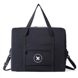 Foldable Travel Bag for Camping & Hiking - Large - Large Black