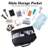 Foldable Travel Bag for Camping & Hiking - Large - Large Black