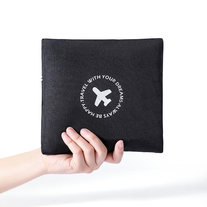 Foldable Travel Bag for Camping & Hiking - Large - Large Black