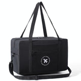 Foldable Travel Bag for Camping & Hiking - Large - Large Black