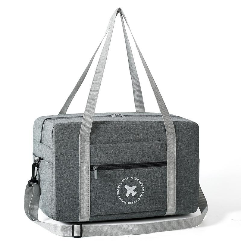 Foldable Travel Bag for Camping & Hiking - Large - Large Black