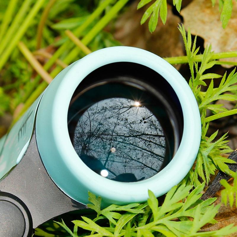 Children's Bird Watching Binoculars - 4x30 Perfect Gift - Rain Season Red