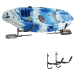 Kayak Canoe Wall-Mounted Rack Storage Brackets Swivel Sports Design